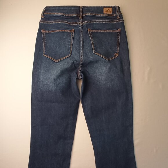Jordache Jeans Size 6 Super Skinny Mid Rise Dark Wash - Picture 3 of 10